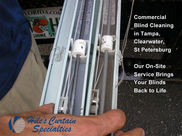 Commercial Blind Cleaning in Tampa