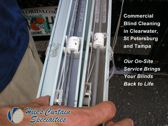 Commercial Blind Cleaning in Clearwater