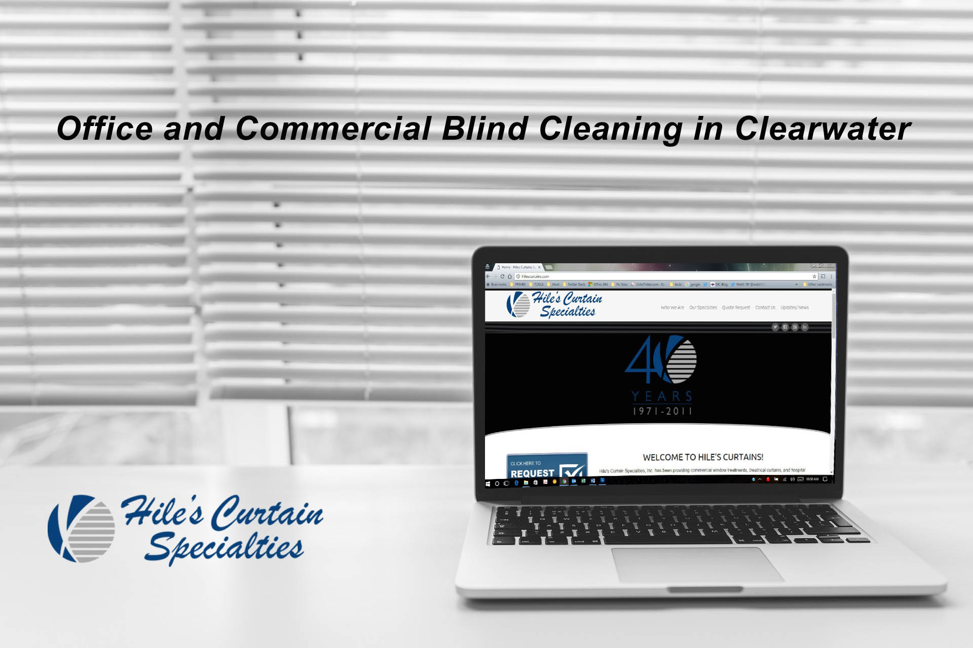 Office and Commercial Blind Cleaning in Clearwater
