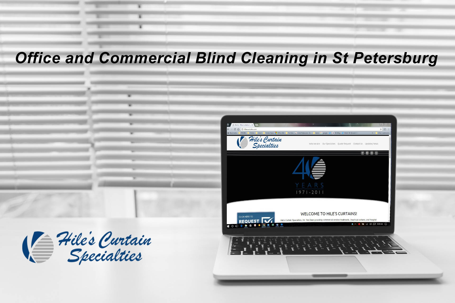 Office and Commercial Blind Cleaning in St Petersburg Florida