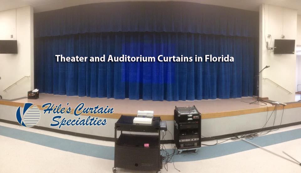 auditorium and theatrical drapery in Florida