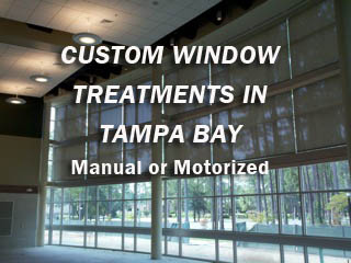 Custom Window Treatments in Tampa Bay - Motorized