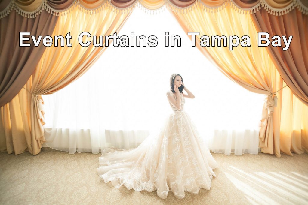 Event Curtains in Tampa Bay - Wedding