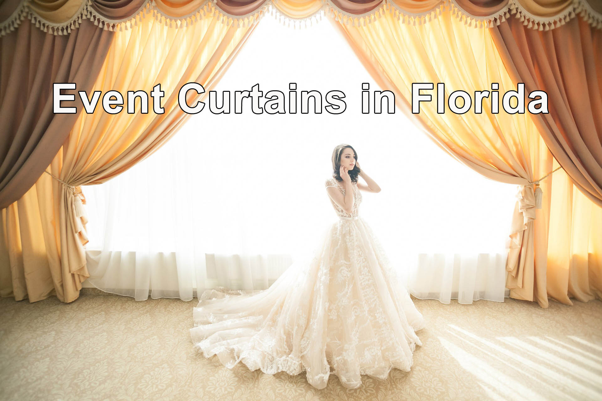 Event Curtains in Florida - Wedding