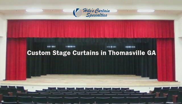 Custom Stage Curtains in Thomasville GA