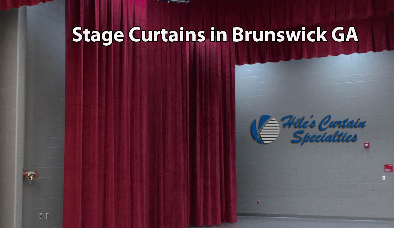 Stage Curtains in Brunswick GA