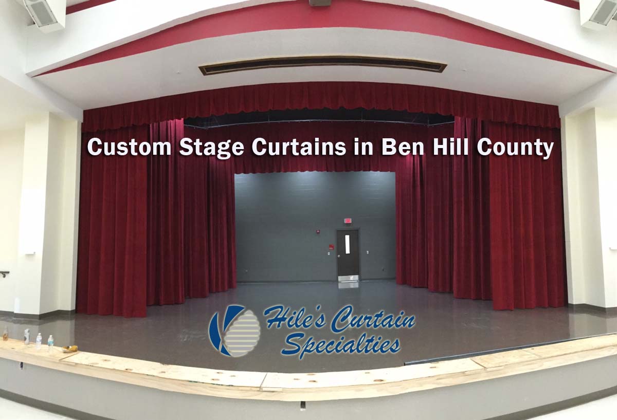 Stage Curtains in Ben Hill County