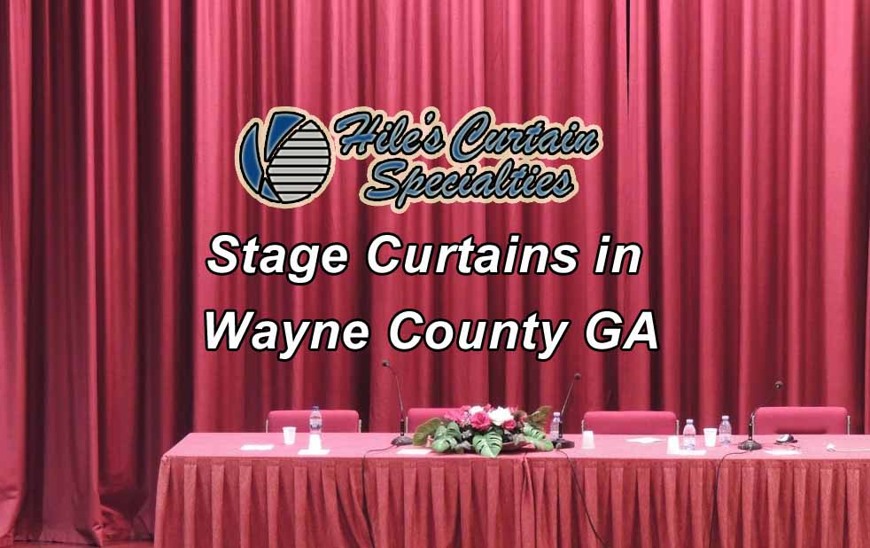 Stage Curtains in Wayne County GA