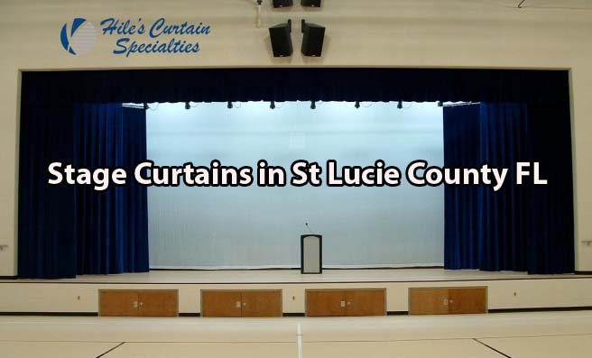 Stage Curtains in St Lucie County Florida - contact Hiles