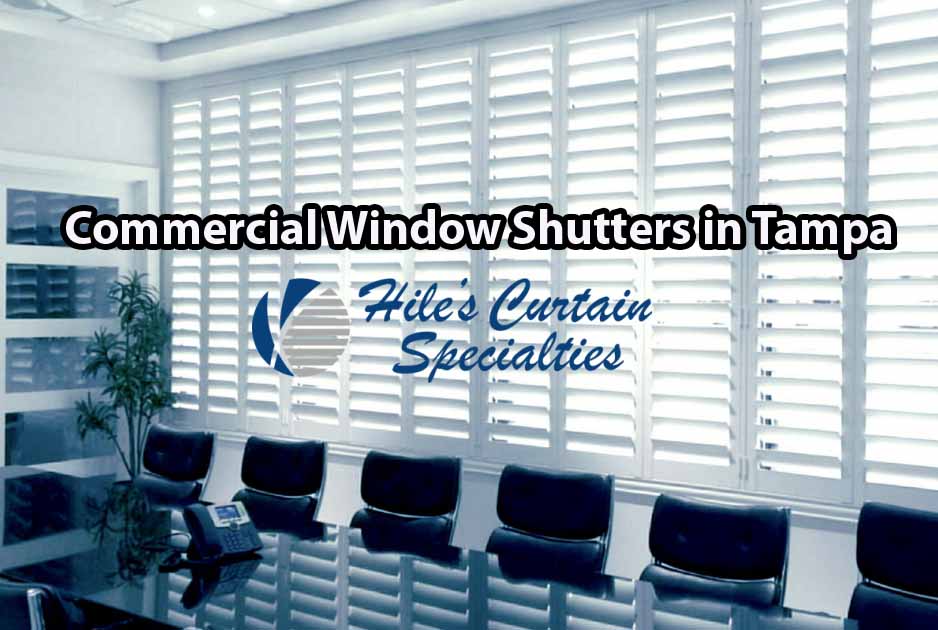 Office Window Treatments - Hillsborough County Window Shutters