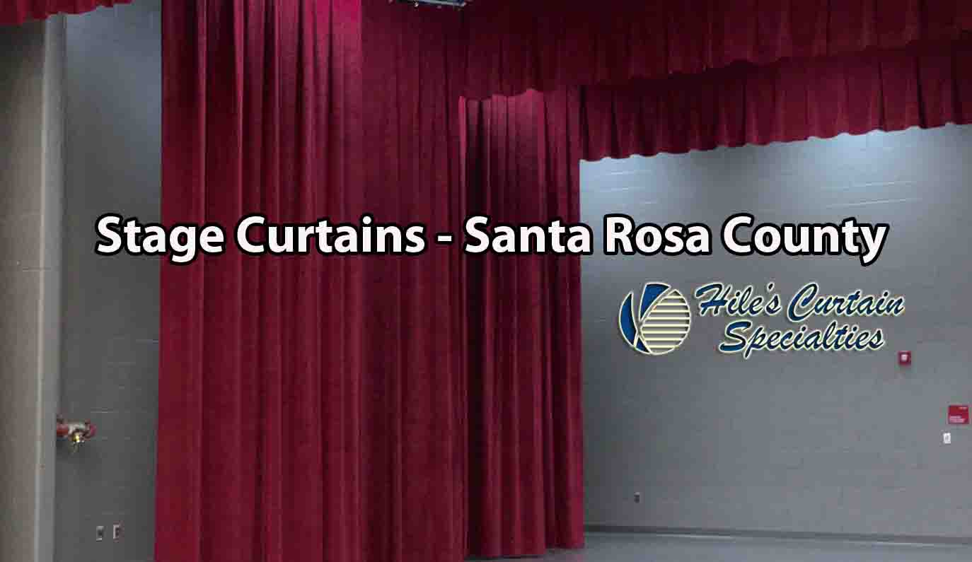 Stage Curtains - Santa Rosa County